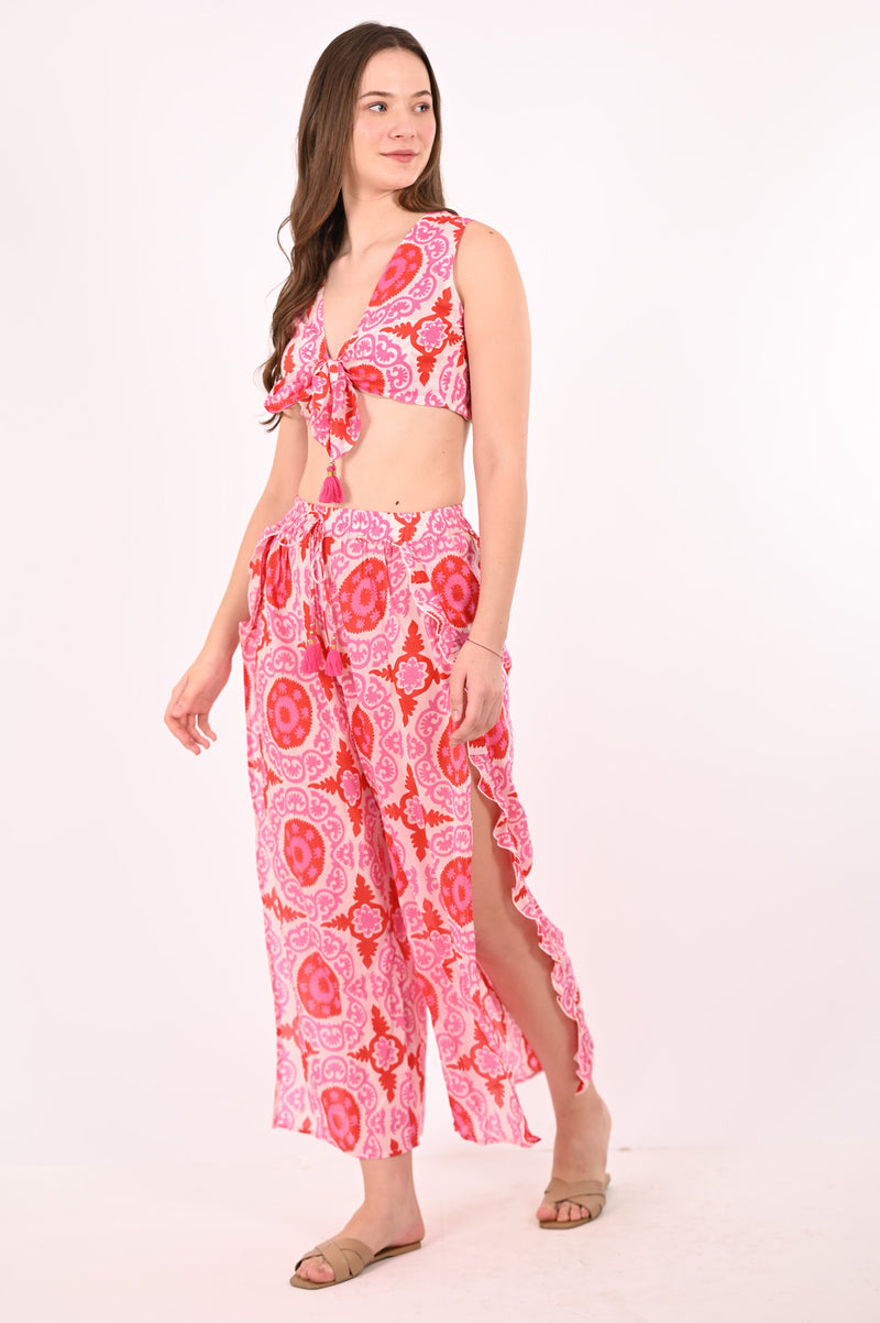 RUFFLE PANT SET