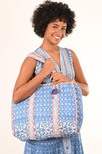 ZIPPER TOTE BAG
