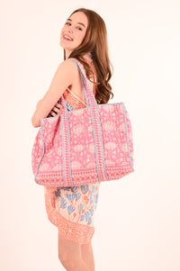 ZIPPER TOTE BAG